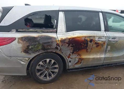 2022 Honda Odyssey Ex-L z USA, uszkodzony, nr VIN 5FNRL6H77NB010357